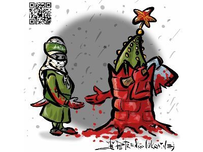 Террористы из ХАМАСа приехали в Москву делиться опытом отрезания голов или перенимать опыт?Карикатура А.Петренко: t.me/PetrenkoAndryi Террористы из ХАМАСа приехали в Москву делиться опытом отрезания голов или перенимать опыт?Карикатура А.Петренко: t.me/PetrenkoAndryi